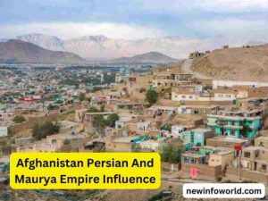 Afghanistan Persian And Maurya Empire Influence